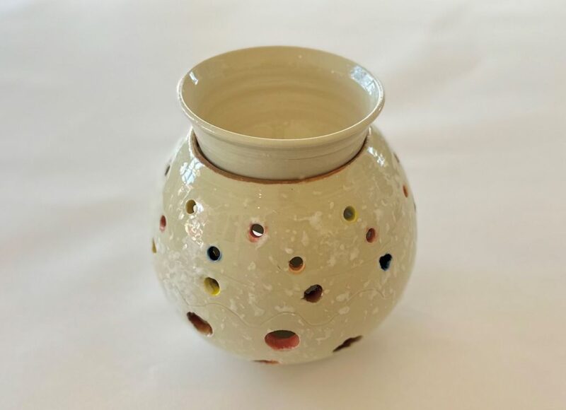 Ceramic Tealight Holder - Laurel Robinson