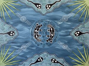 Platypuses - Painting - Brett Wilson