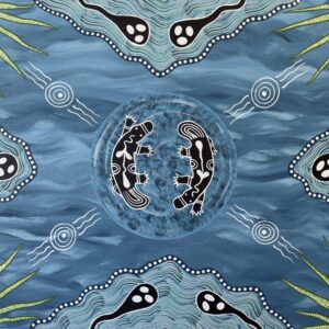Platypuses - Painting - Brett Wilson