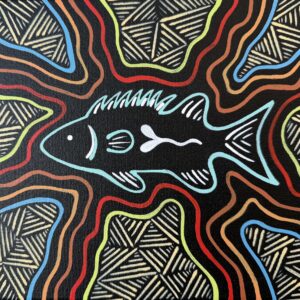 Perch (Dhaika) - Painting - Brett Wilson