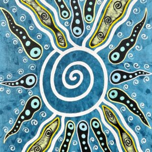 Waterhole (Gulpaga) - Painting - Brett Wilson