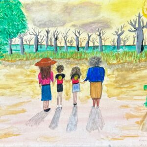 Wetlands at Winton - Painting - Laurel Robinson