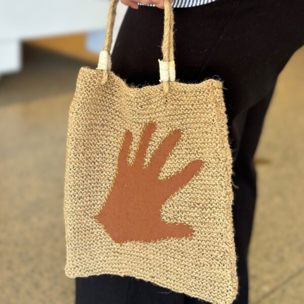 Knitted String Dilly Bag  - Cynthia Hardie