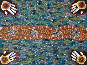 Turtles - Painting - Brett Wilson