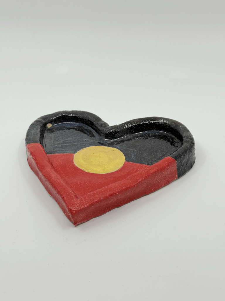 Love Heart Flag Dish Bowl - Ceramic - Ally Knight