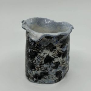 Small blue and black vase - Ceramic - Tarn Parker