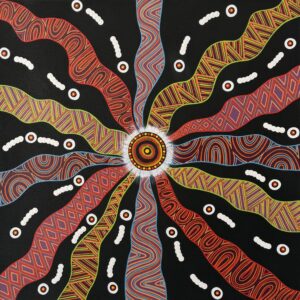 Guka (Grub in ground) - Grub Season - Painting - Brett Wilson