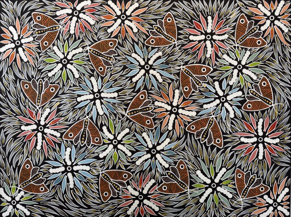 Grub & Rain Moth Evolution #1 - Painting - Brett Wilson