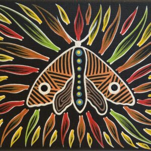 Rain Moth #5 - Painting - Brett Wilson