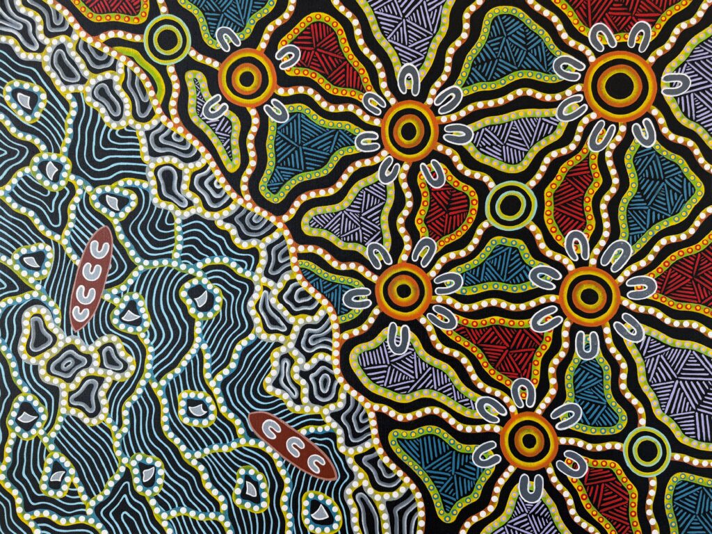 Sea (Moira) Storm (Banga gorkorra) - Painting - Brett Wilson