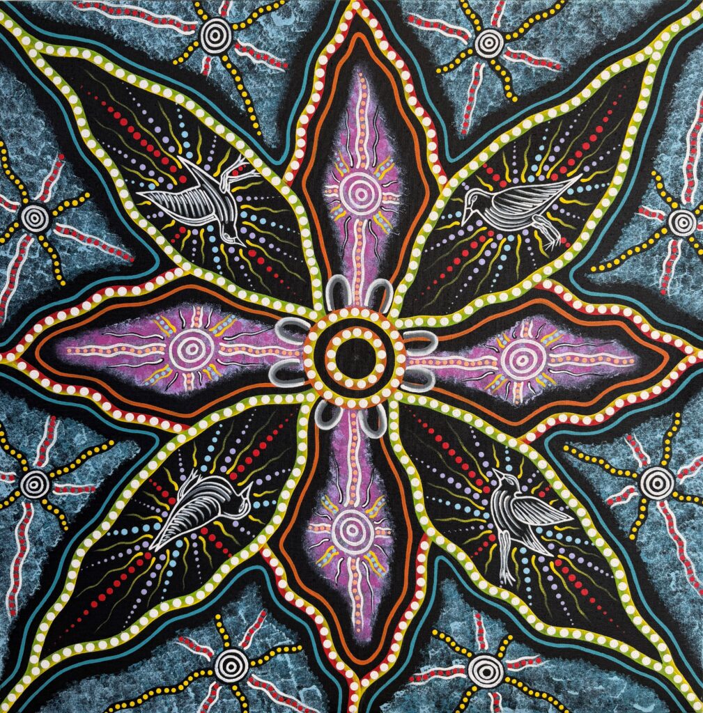 Barmah - Home of the plover - Painting - Brett Wilson