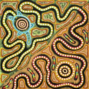 Yorta Yorta to (Yeperenye/Yipirinya) County - Painting - Brett Wilson