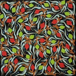 Quandong Fruit (Malinyodo) - Painting - Brett Wilson