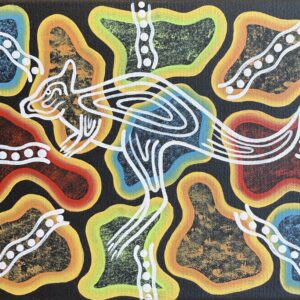 Kangaroo (Wotogoa) - Painting - Brett Wilson