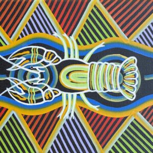 Crayfish (Borpa) - Painting - Brett Wilson