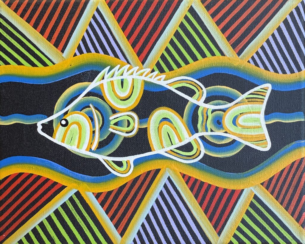 Fish - Painting - Brett Wilson