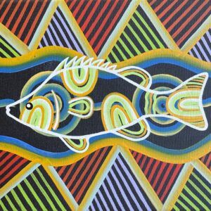 Fish - Painting - Brett Wilson