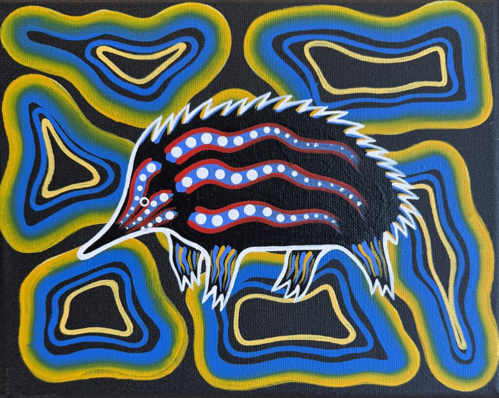 Akidna - Painting - Brett Wilson