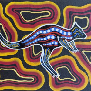 Kangaroo (Wotogoa) - Painting - Brett Wilson
