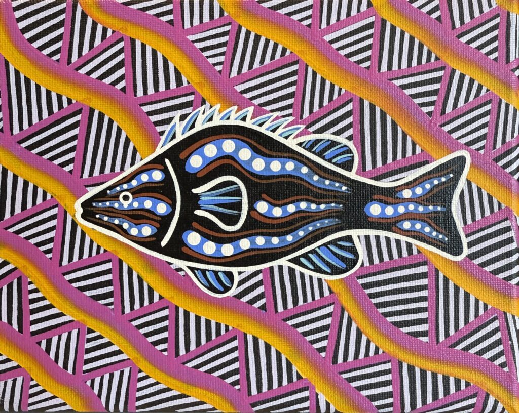 Fish - Painting - Brett Wilson