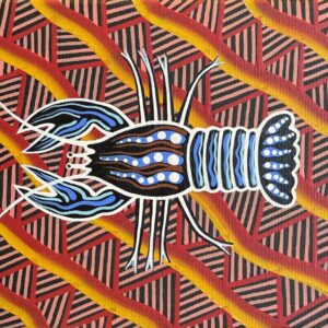 Crayfish (Borpa) - Painting - Brett Wilson