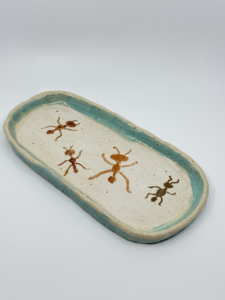 Collamon Dish with Ant Patterns - Ceramic - Robyn Briggs