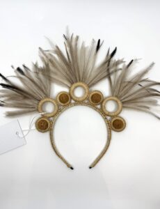 Mulana Earth Headpiece - Textile - Ally Knight