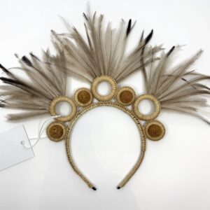 Mulana Earth Headpiece - Textile - Ally Knight