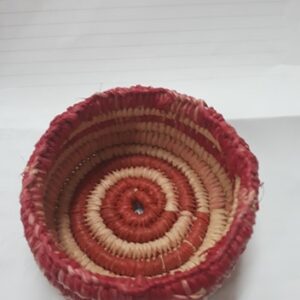 Raffia Bowl Pink