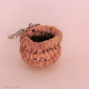Woven Basket Key-Ring