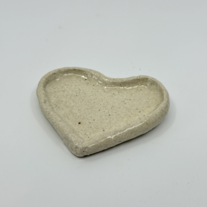 Mini love heart plain dish bowl