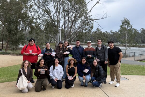 Victorian Hub Drought and Innovation group with their ceramic creations