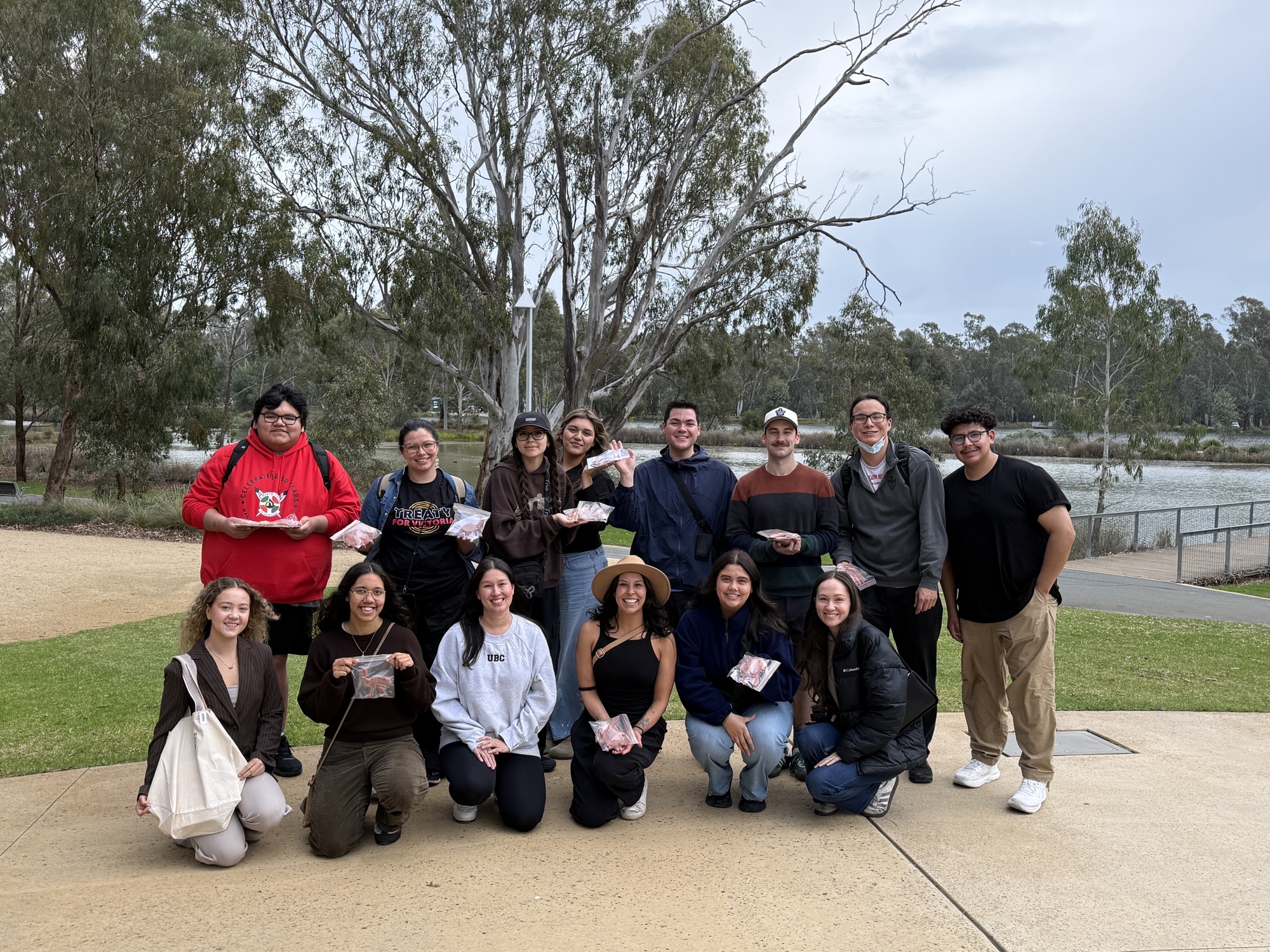 Victorian Hub Drought and Innovation group with their ceramic creations
